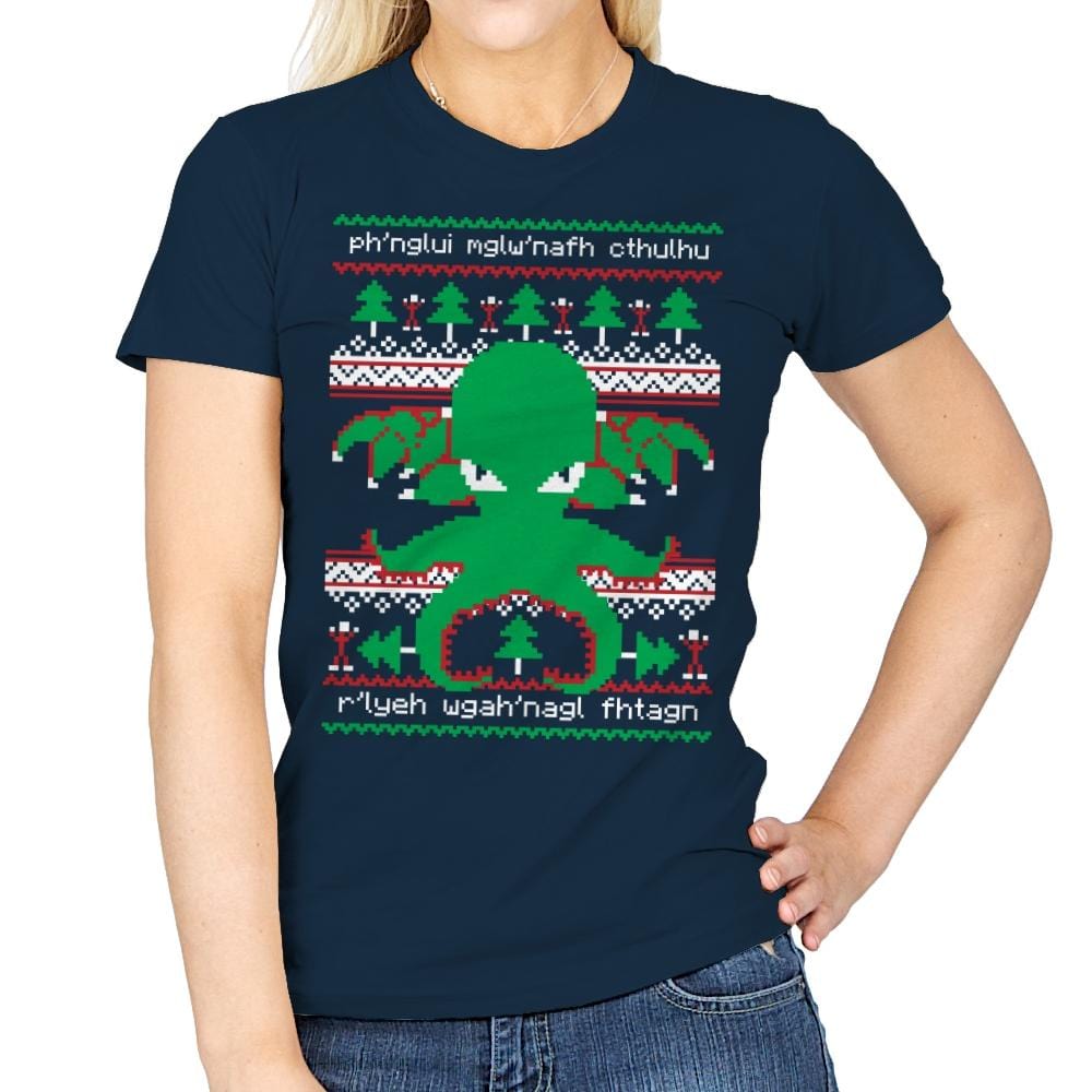 Cthulhu Cultist Christmas - Womens by RIPT Apparel