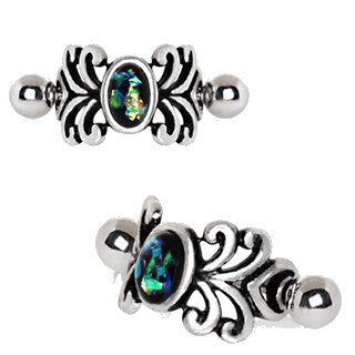 316L Stainless Steel Medieval Design Vine Cartilage Cuff Earring by Fashion Hut Jewelry