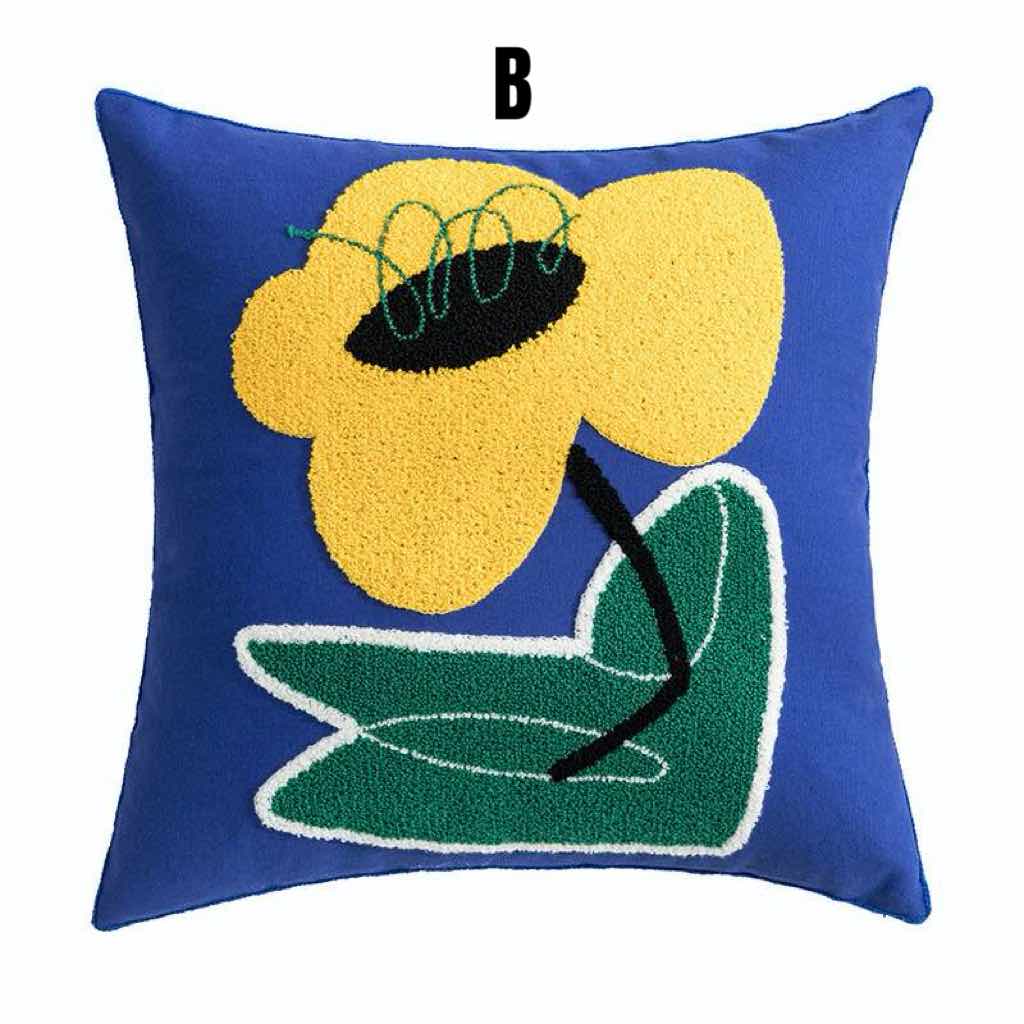 Cute Whimsical Sunflower Decorative Throw Pillow Pillowcase by INSPECIAL HOME