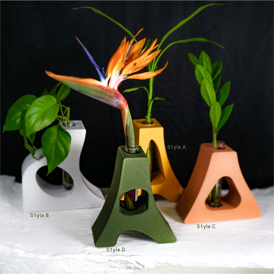 “D” Art Nouveau Propagation Station by Rosebud HomeGoods