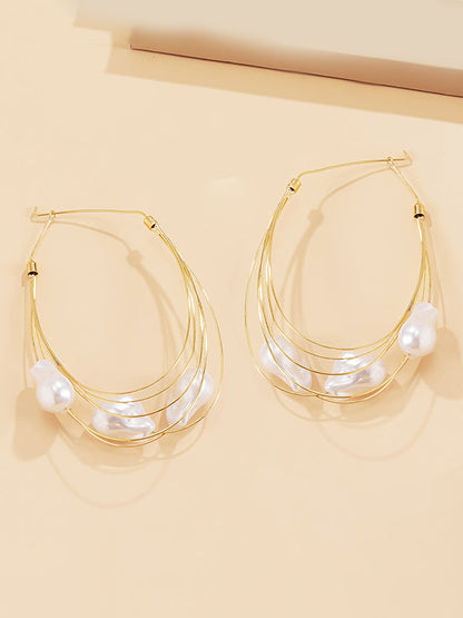 Normcore Tasseled Pearl Ear-Ring by migunica