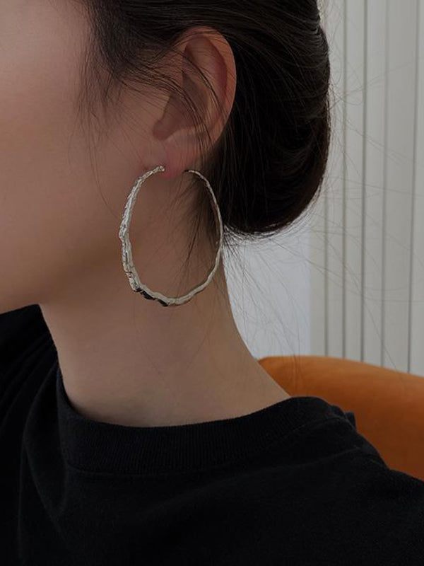 Original Irregular Statement Geometric Earrings by migunica