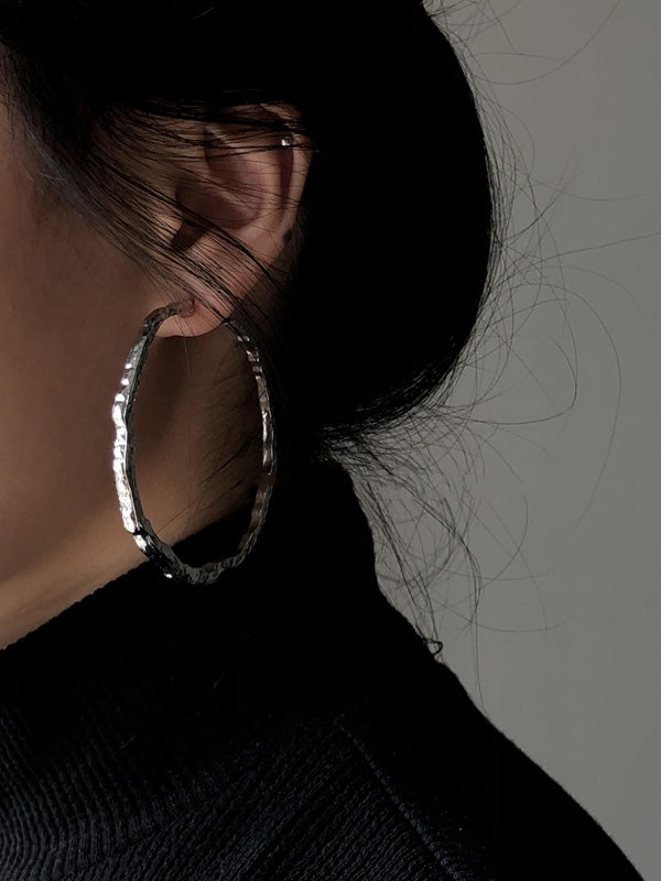 Original Geometry Circular Earrings Accessories by migunica