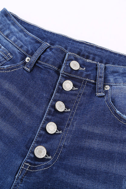 What You Want Button Fly Pocket Jeans by BlakWardrob