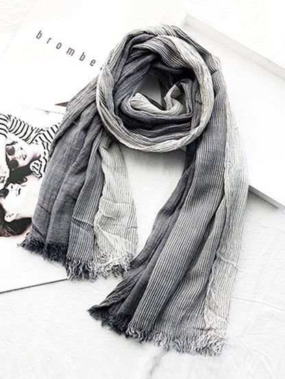 Original Contrast Color Slik Scarf by migunica