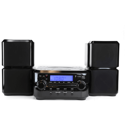 Emerson Bluetooth CD Microsystem w AM/FM Radio & LCD for CD/Radio/Clock Function by Jupiter Gear Home