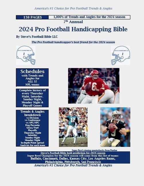 2024 Pro Football Handicapping Bible - Paperback by Books by splitShops