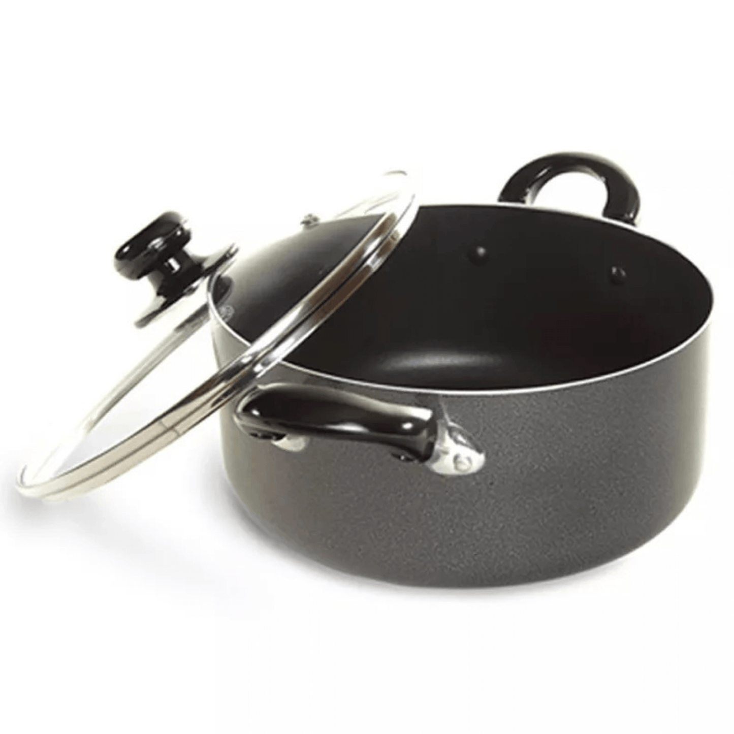 Better Chef 6Qt Heavy Gauge Aluminum Dutch Oven with Glass Lid by Jupiter Gear Home