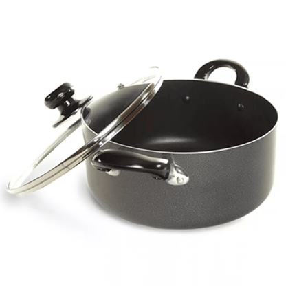 Better Chef 5Qt Heavy Gauge Aluminum Dutch Oven with Glass Lid by Jupiter Gear Home