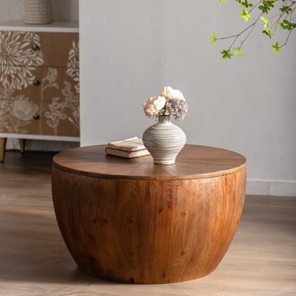 Vintage Style Bucket Shaped Coffee Table by Blak Hom