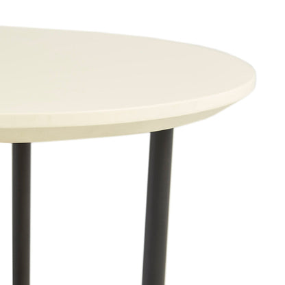 White/Natural End Table by Blak Hom