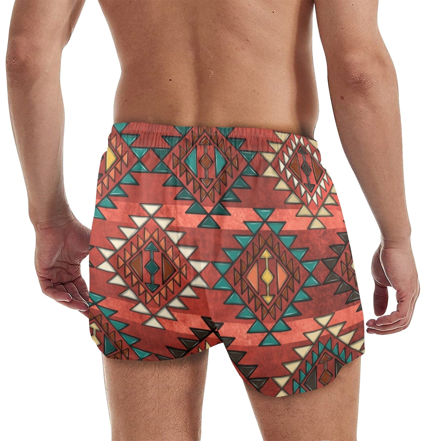 Mullet Cowboy Adobe Aztec Beach Shorts by Baha Ranch Western Wear