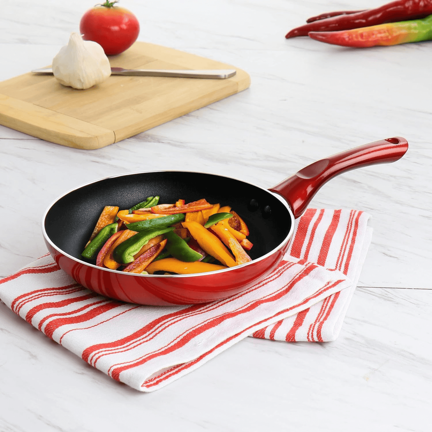 Better Chef 8-Inch Heavy-Gauge Aluminum Non-Stick Fry Pan by Jupiter Gear Home