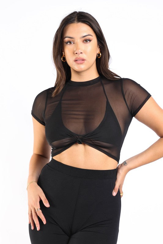 Cover Up Mesh Shirt