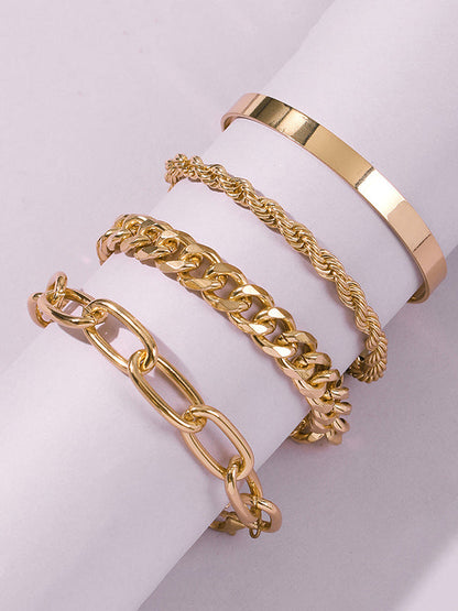 Original Cool Statement Chains Bracelet by migunica