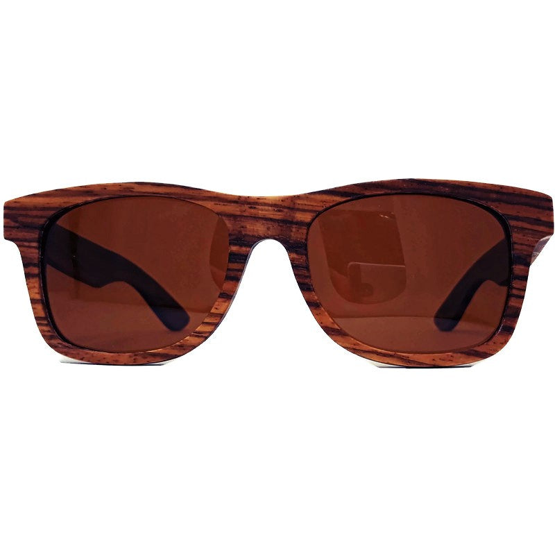 Zebrawood Full Frame Polarized Sunglasses by Balec Group