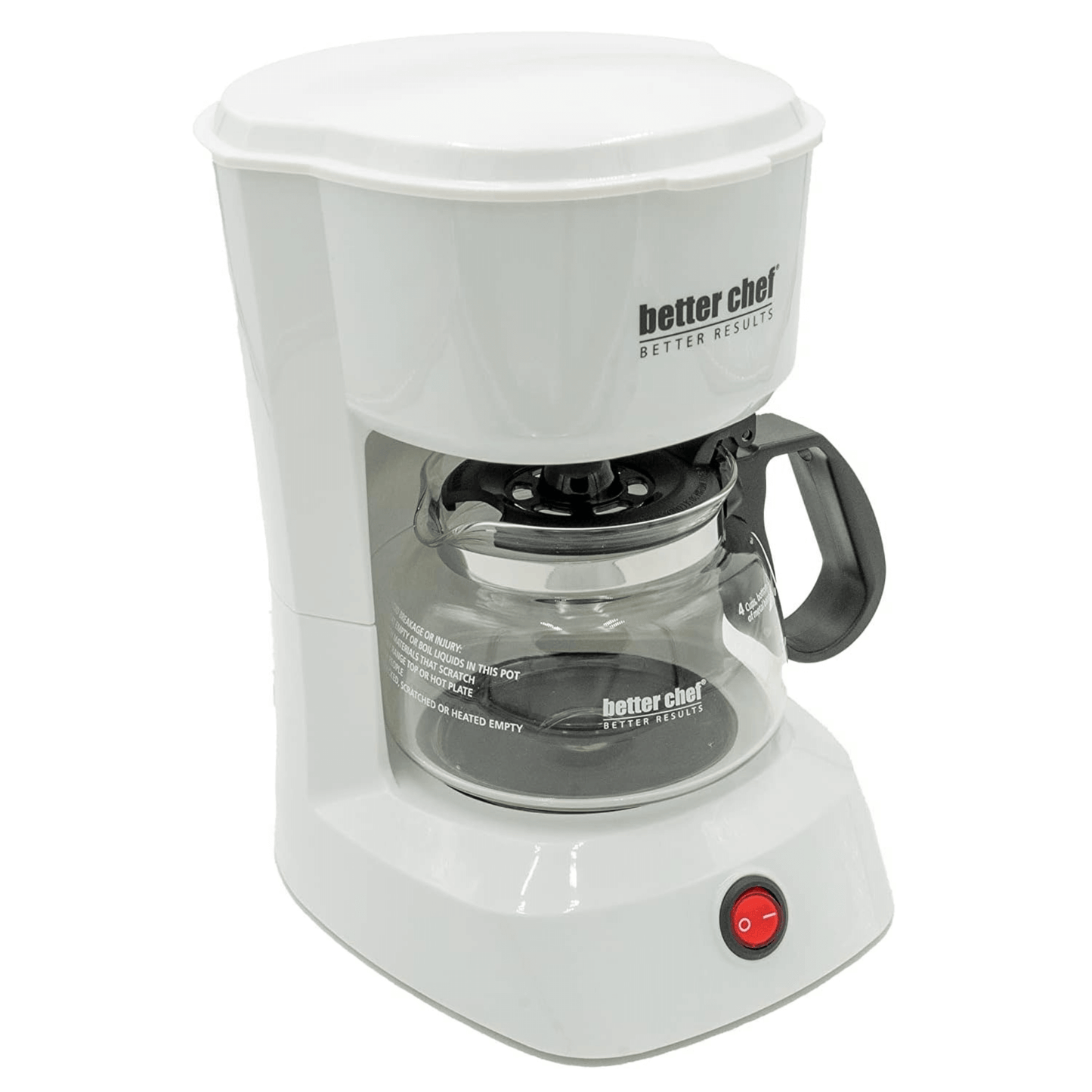 Better Chef 4-Cup Coffeemaker with Grab-A-Cup Feature by Jupiter Gear Home