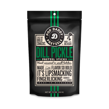 Pop Daddy Pretzels - 'Dill Pickle' Pretzel Sticks (7.5OZ) by The Epicurean Trader