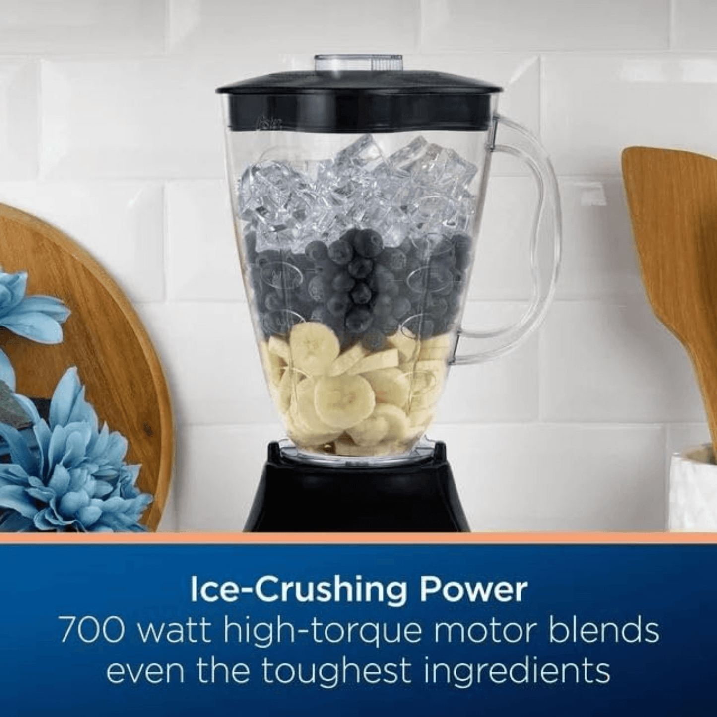 Oster 700W Classic 3-Speed 6-Cup Plastic Jar Blender by Jupiter Gear Home