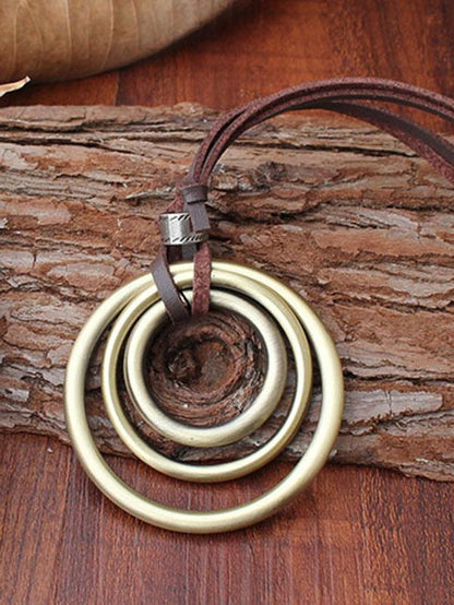 Retro Rings Necklace by migunica