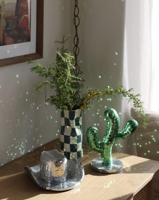 Disco Dancing Cactus, Whimsical Dopamine Decor, Quirky Decorative Object by INSPECIAL HOME