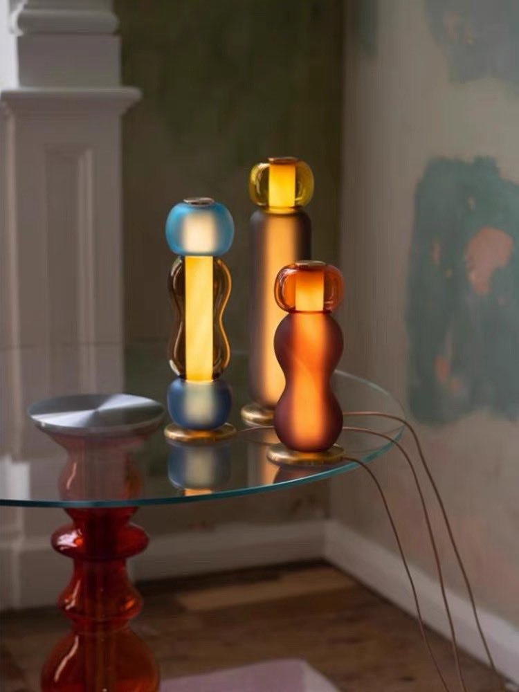 Drift Bottle Table Lamp - Handcrafted Modern Eclectic Ambient Lighting by INSPECIAL HOME