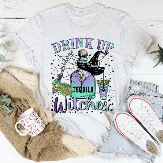 Drink Up Witches Tequila Tee by shopmerchmallow