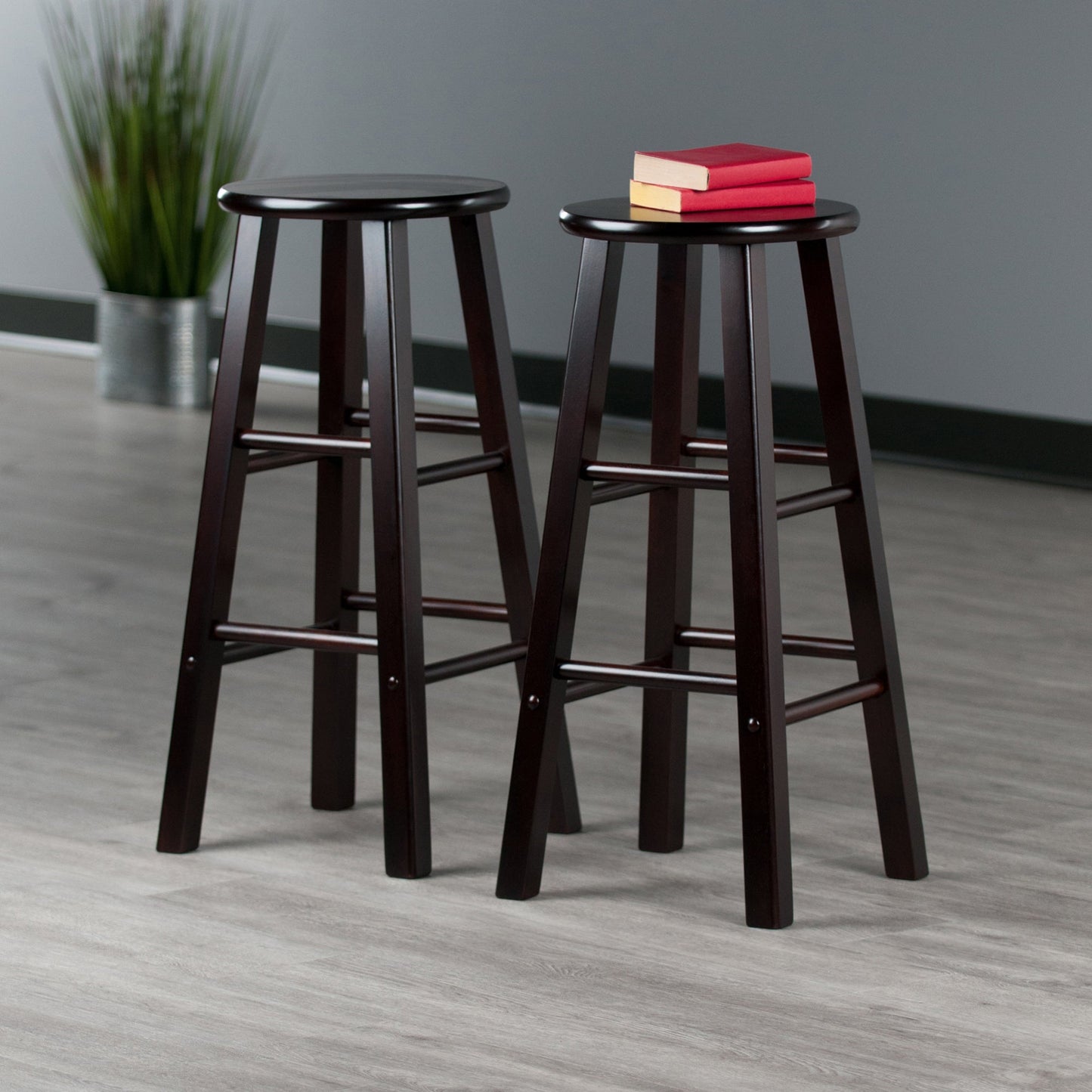 Set of 2 Element Bar Stools by Blak Hom