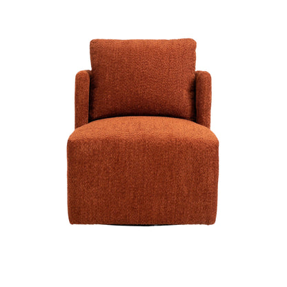 Swivel Barrel Chair, Comfy Round Accent Sofa Chair by Blak Hom