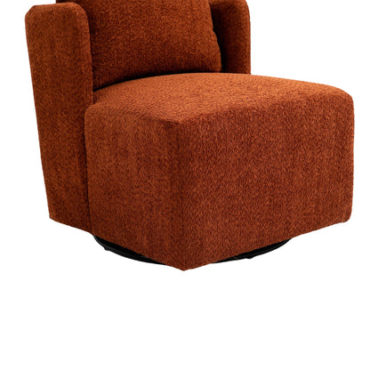 Swivel Barrel Chair, Comfy Round Accent Sofa Chair by Blak Hom