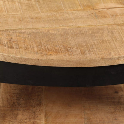 Solid Rough Mango Wood Coffee Table by Blak Hom