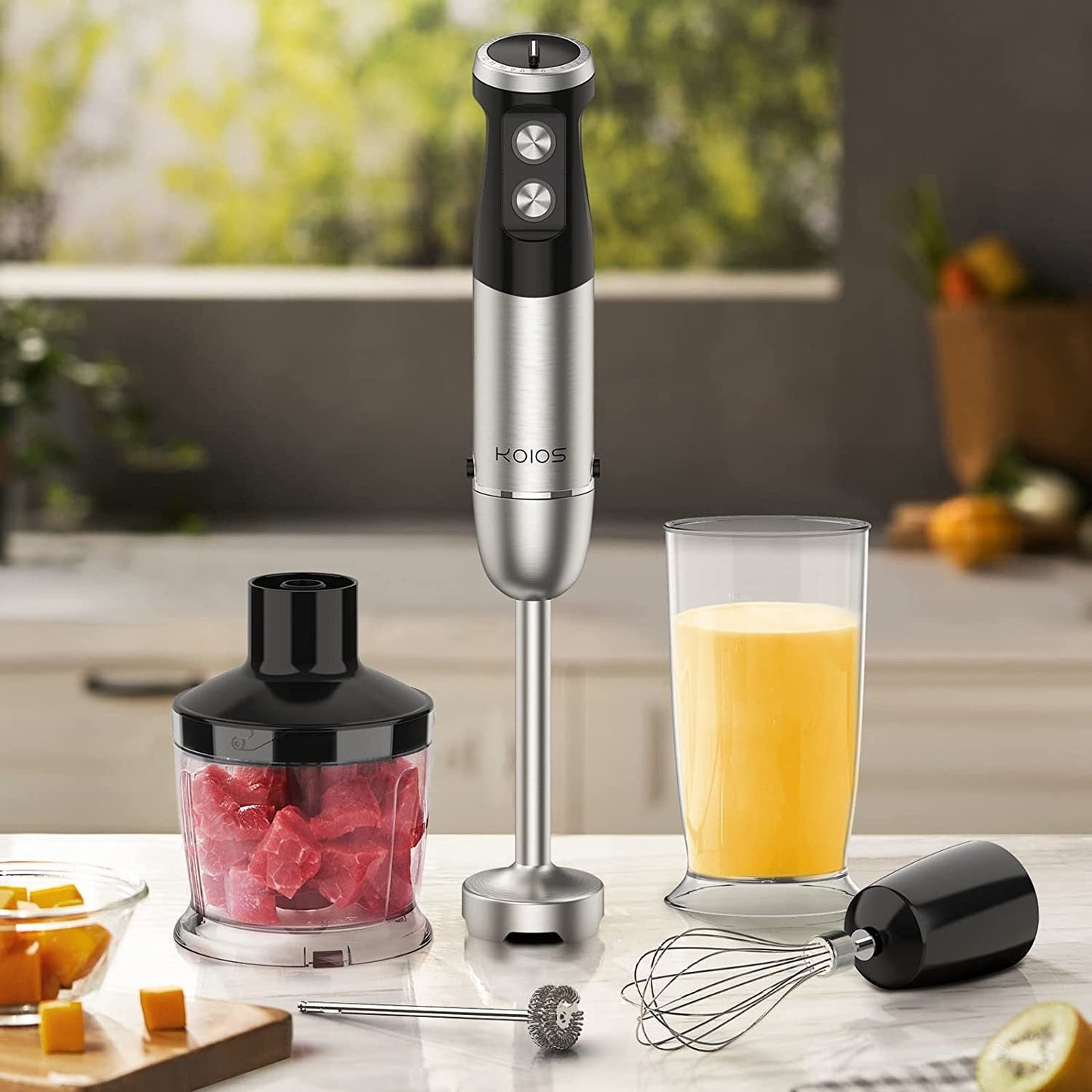 1000W Immersion Hand Blender, Multifunctional 5-in-1 by Blak Hom