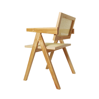 Rustic Natural Light Color Rattan Chair by Blak Hom