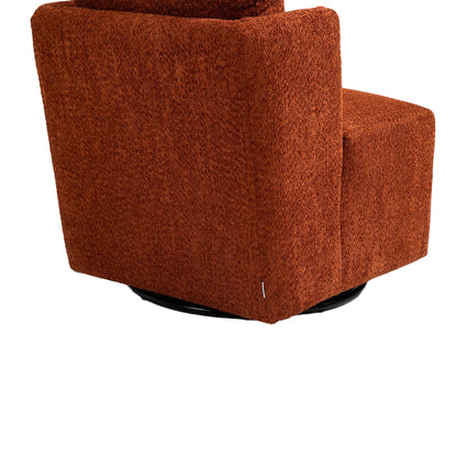 Swivel Barrel Chair, Comfy Round Accent Sofa Chair by Blak Hom