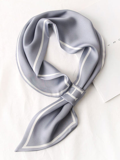 Urban Simple Sun-Protection Letter Print Scarf by migunica