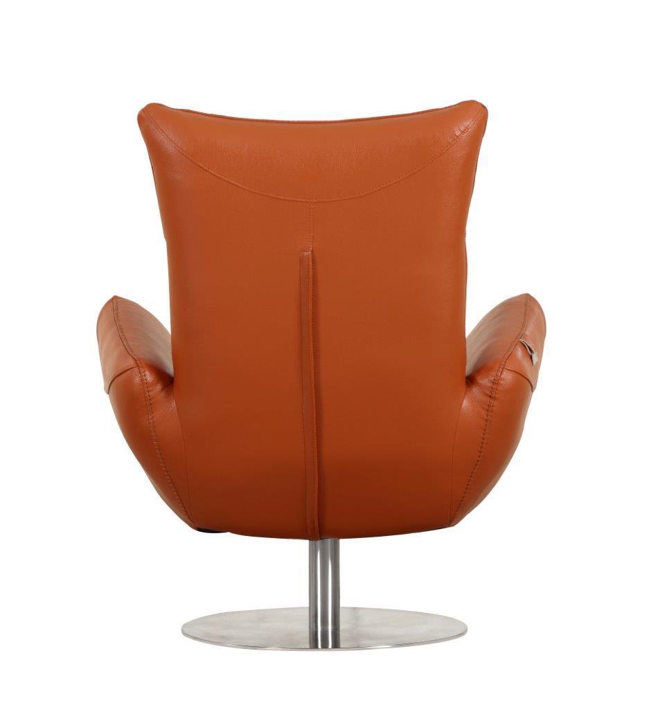 Modern Genuine Italian Leather Lounge Chair by Blak Hom