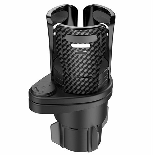 2-in-1 Universal Car Cup Mount Holder Expander with Adjustable Base Multifunctional Auto Drink Beverage Cup Holder Adapter Insert Organizer - Black by VYSN