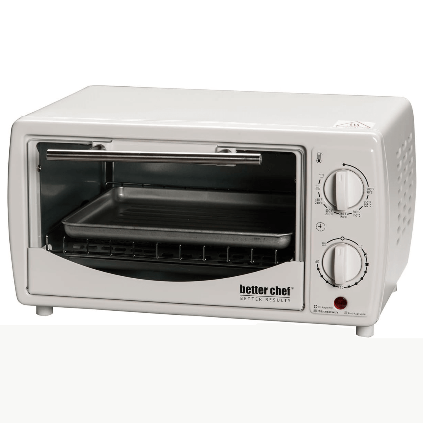 Better Chef 9L Toaster Oven Broiler with Slide-Out Rack and Bake Tray by Jupiter Gear Home