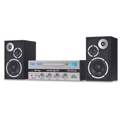 Victor Milwaukee II Desktop Bluetooth CD Stereo System by Jupiter Gear Home