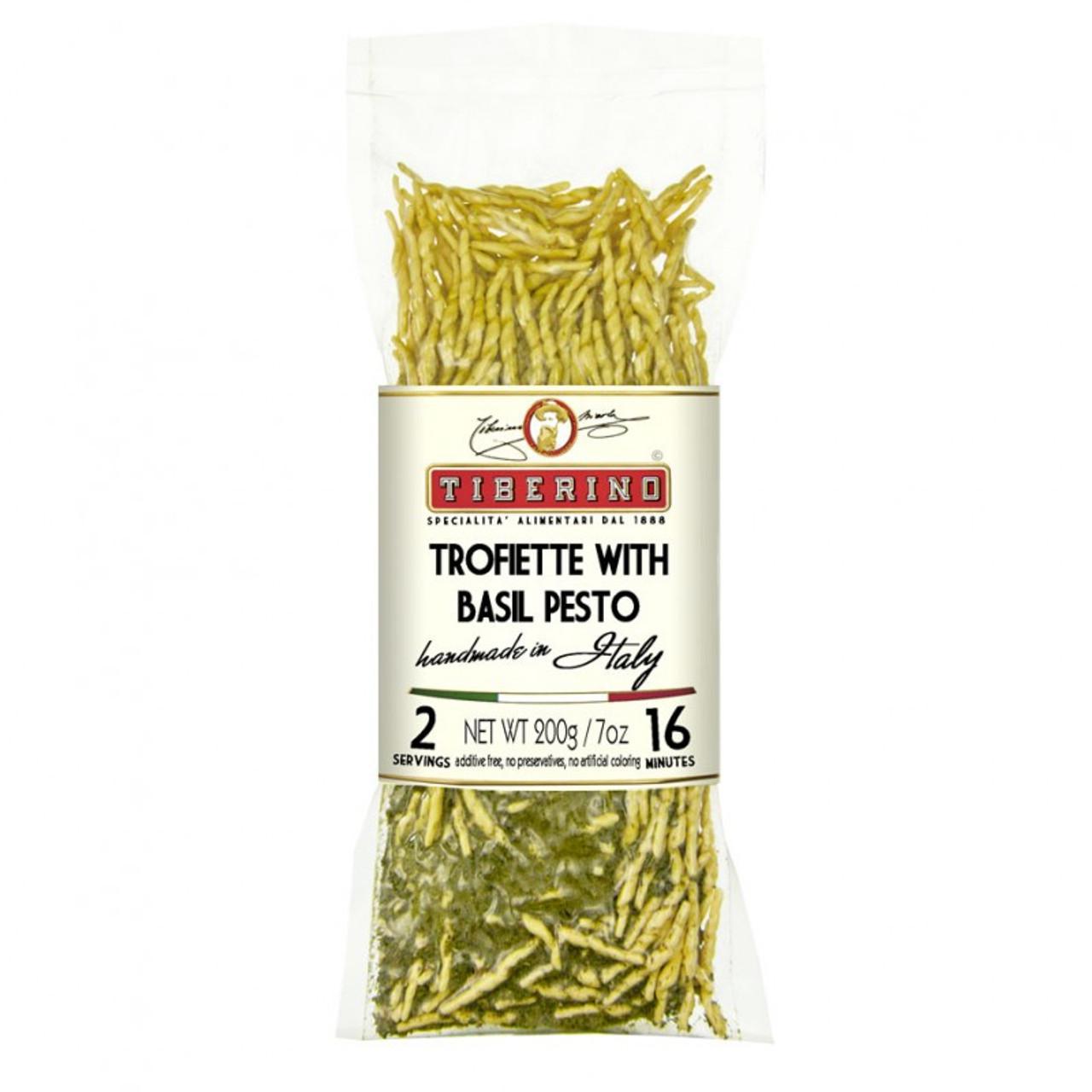 Tiberino - Trofiette Pasta w/ Basil Pesto (7OZ) by The Epicurean Trader