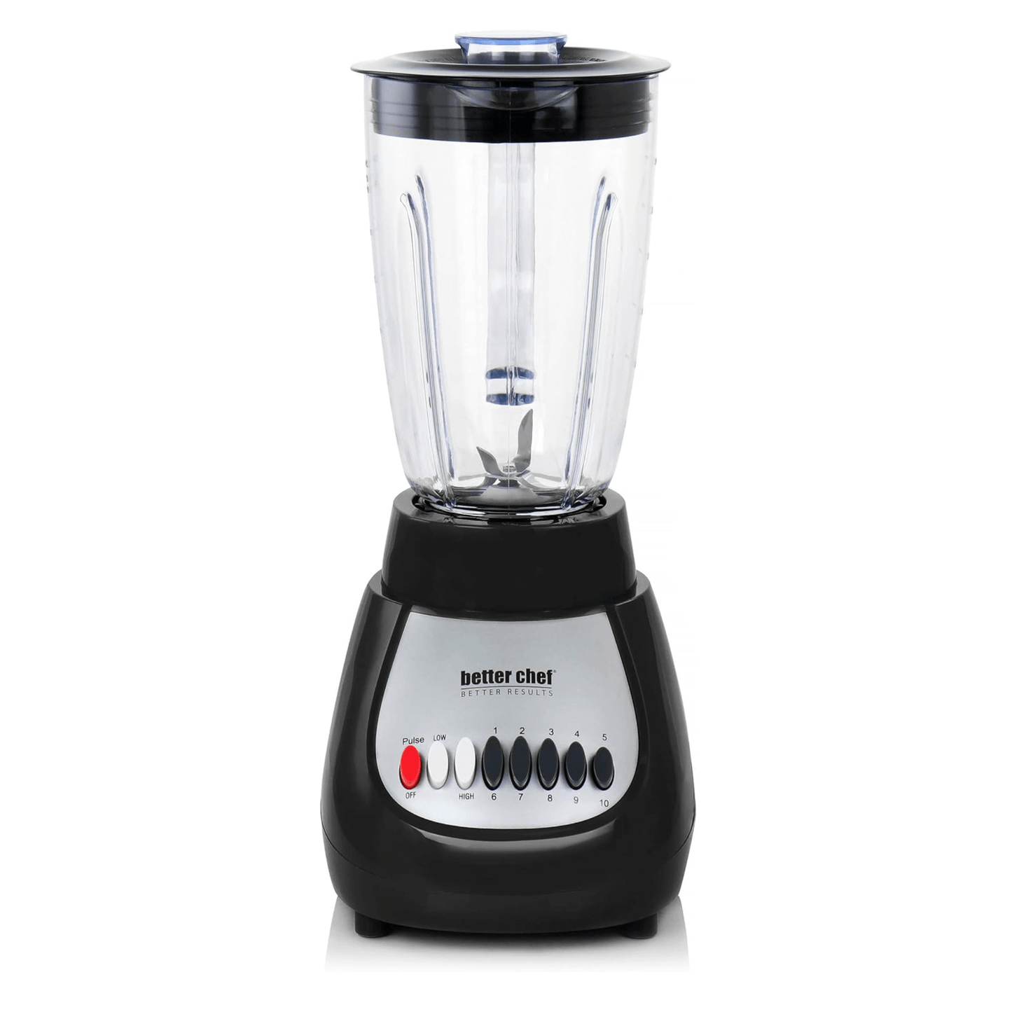 Better Chef Classic 10-Speed 6-Cup Plastic Jar Blender by Jupiter Gear Home