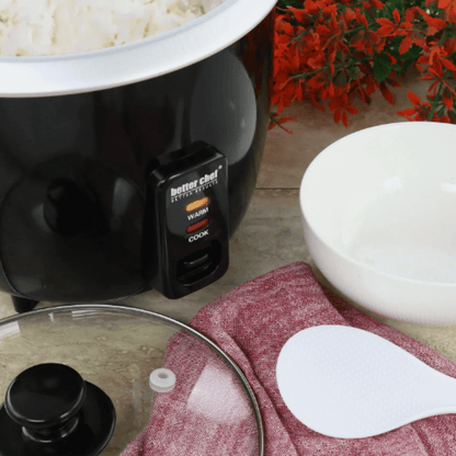 Better Chef 8-Cup - 16-Cup Cooked - Rice Cooker with Measuring Cup and Paddle by Jupiter Gear Home