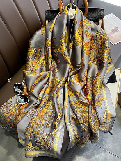 Printed Sun Protection Shawl&Scarf by migunica