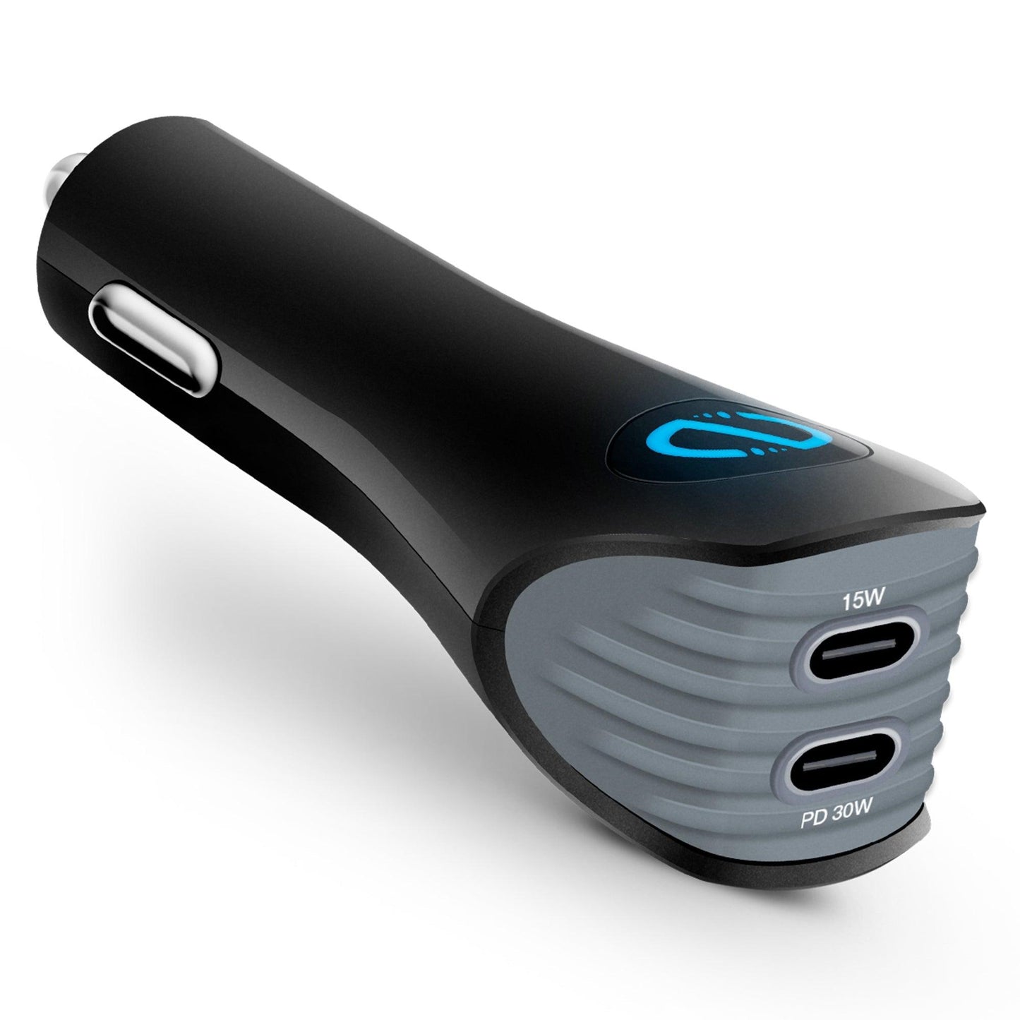 Turbo 30W USB-C PD + USB-C Car Charger by VYSN