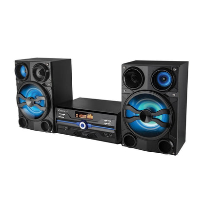 Supersonic HiFi Multimedia Audio System with Bluetooth and AUX, USB & Mic Inputs (IQ-9000BT) by Jupiter Gear Home