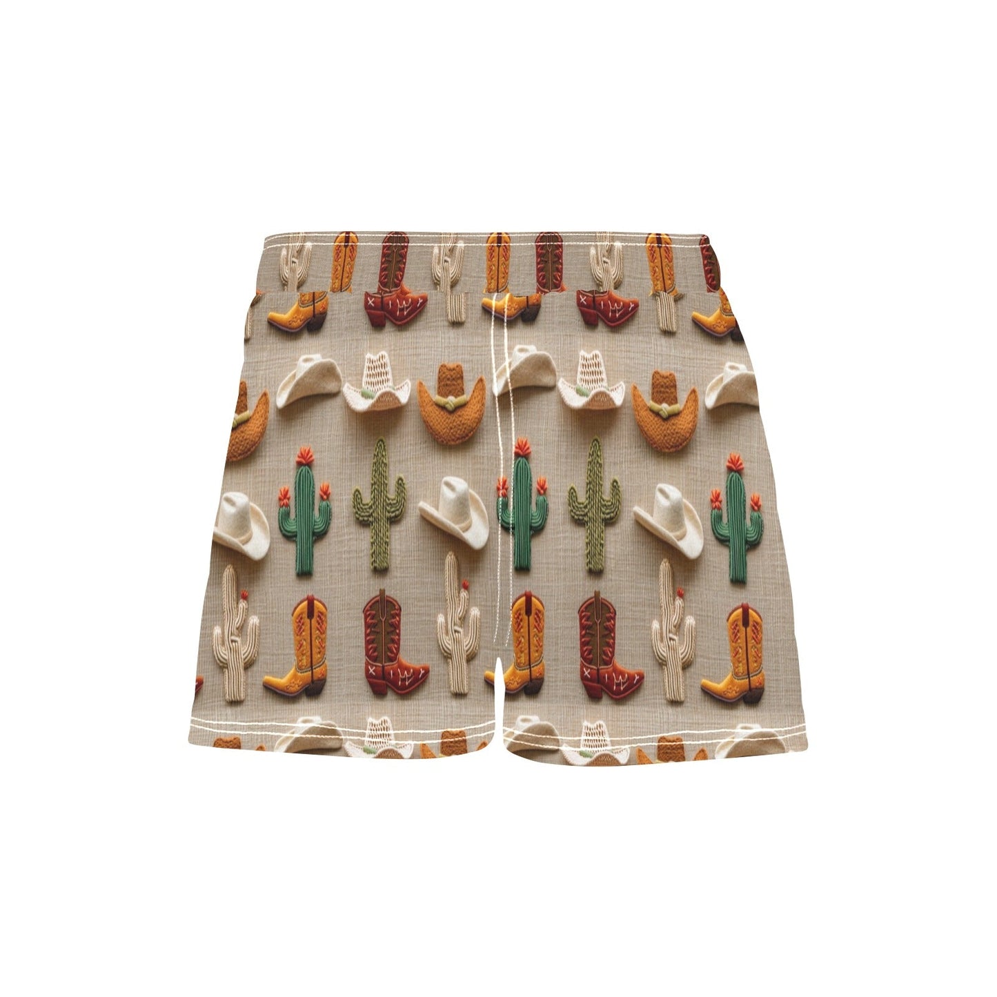 Women's Boots & Cactus Beach Board Shorts by Baha Ranch Western Wear