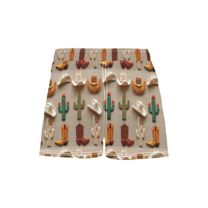 Women's Boots & Cactus Beach Board Shorts by Baha Ranch Western Wear