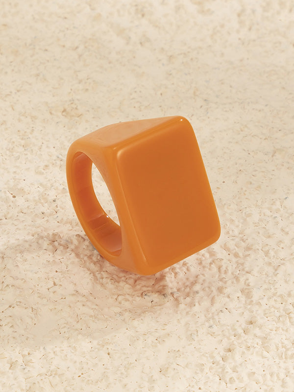 Original Stylish Resin 8 Colors Geometric Ring by migunica