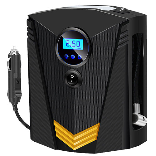 Tire Inflator 12V DC 100W 150PSI Digital Tire Pump w/LCD Display Electric Air Compressor Pump 20L/Min Air Flow - Black by VYSN