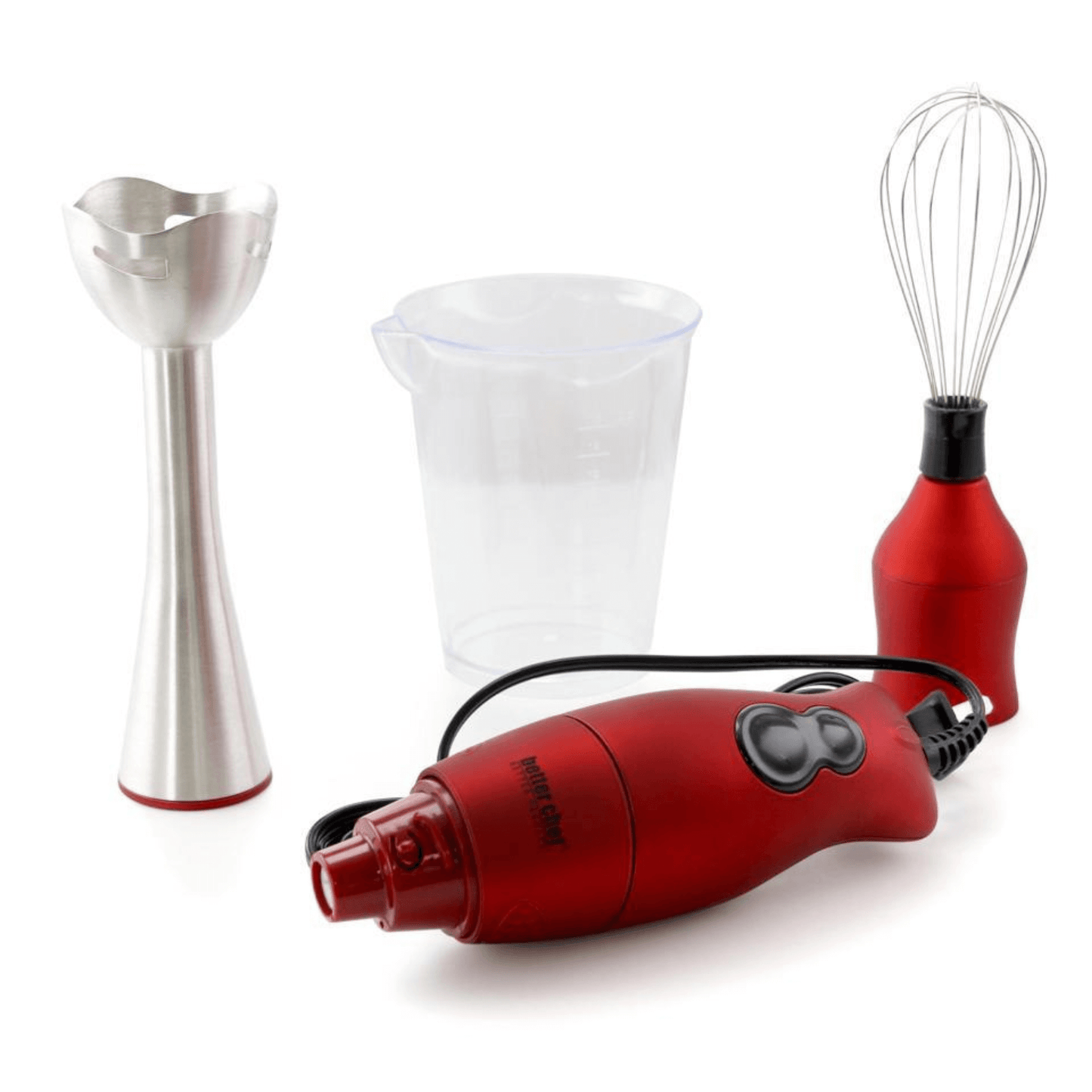 Better Chef 200W DualPro Immersion Blender Hand-Mixer with Cup and Beater by Jupiter Gear Home